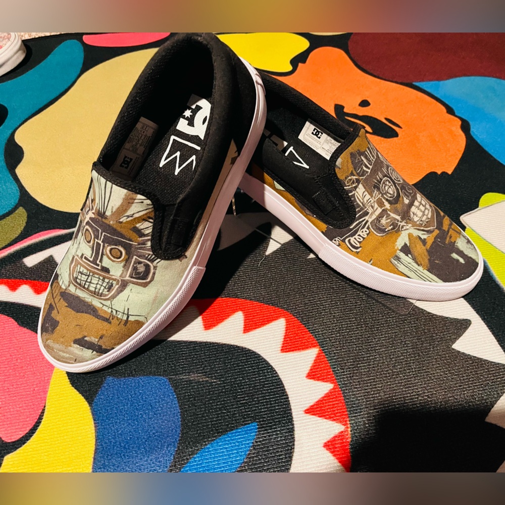 DC x Basquiat Manual Slip-On Shoes